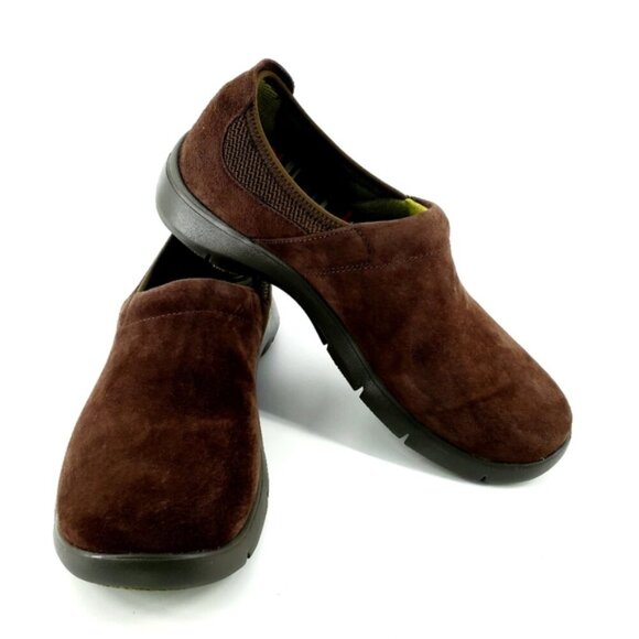NWB Dansko Enya Women's US 9.5 EU 40Brown Suede Leather Upper Slip-on Clog/Mule - Picture 1 of 12